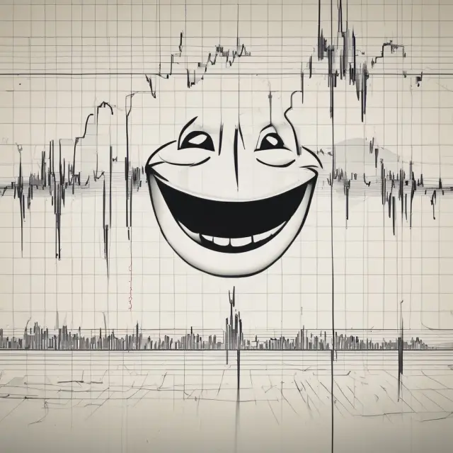 Graph depicting the volatility skew in options markets as a smile or smirk, symbolizing market sentiment and potential future price movements.