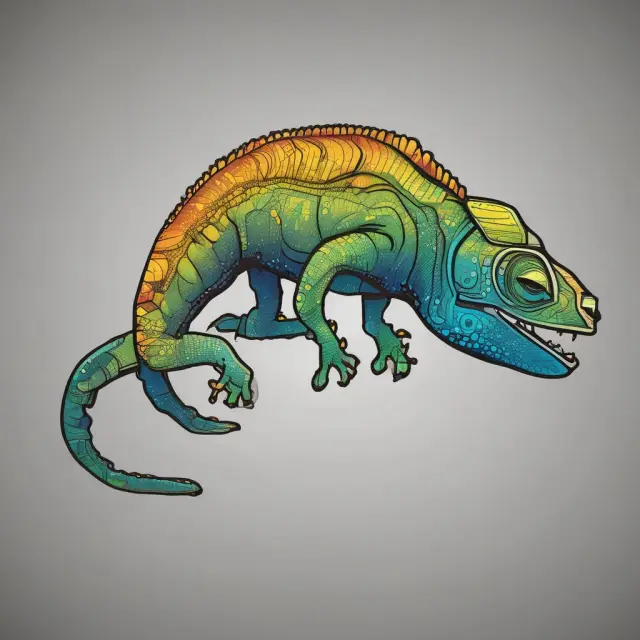 Image: Volatility Smile Chameleon - Transforming shape to represent various market conditions.