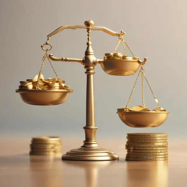 Gold coins stacking up to represent volume discounts, with the buyer