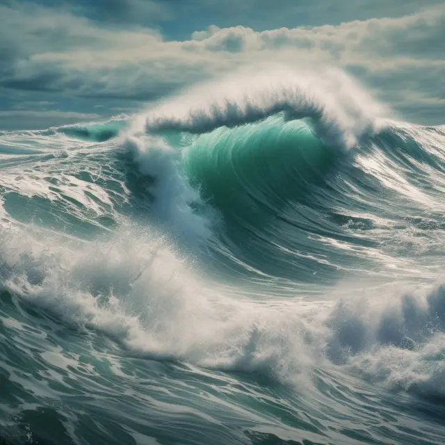 Traders analyzing volume data in a whirlpool, representing market trends and liquidity