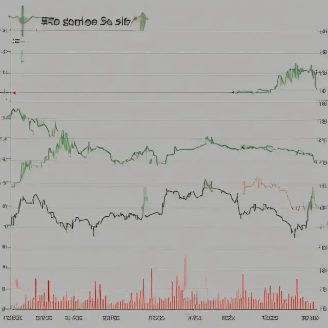 Intraday stock chart demonstrating volume trends reflecting investor sentiment and market conditions
