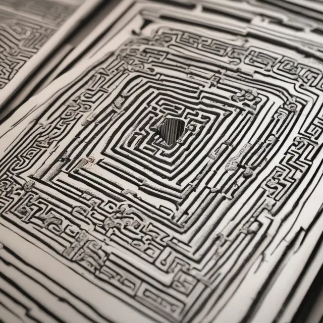 A law book opens, revealing a labyrinthine network of rules and regulations for voluntary foreclosures