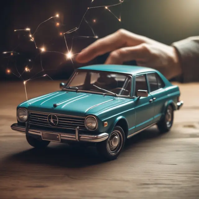 An image of an outstretched hand casting a protective shield around a car title, emphasizing the role of voluntary liens in securing auto loans.