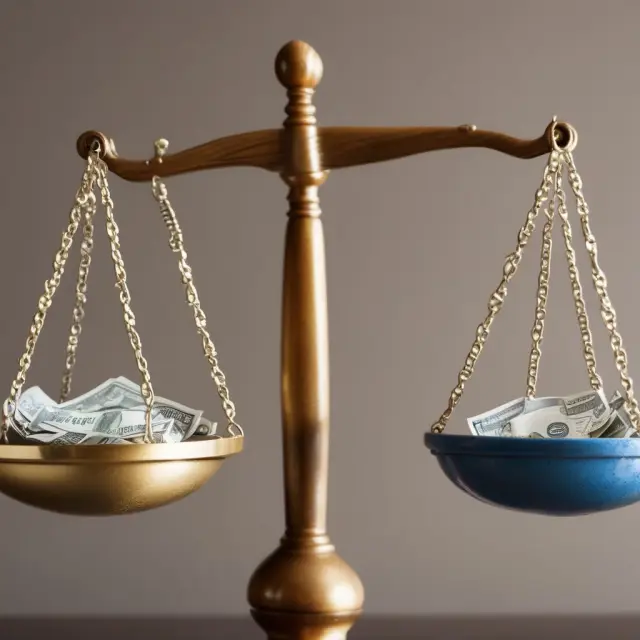 A balanced scale illustrating the comparison between paying for voluntary term life insurance via pre-tax and after-tax dollars, with tax savings and potential implications depicted on either side