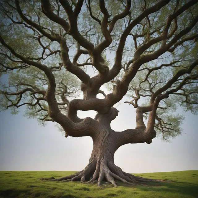 An image of a tree with its branches entwined, illustrating the creation and adaptability of a voluntary trust.