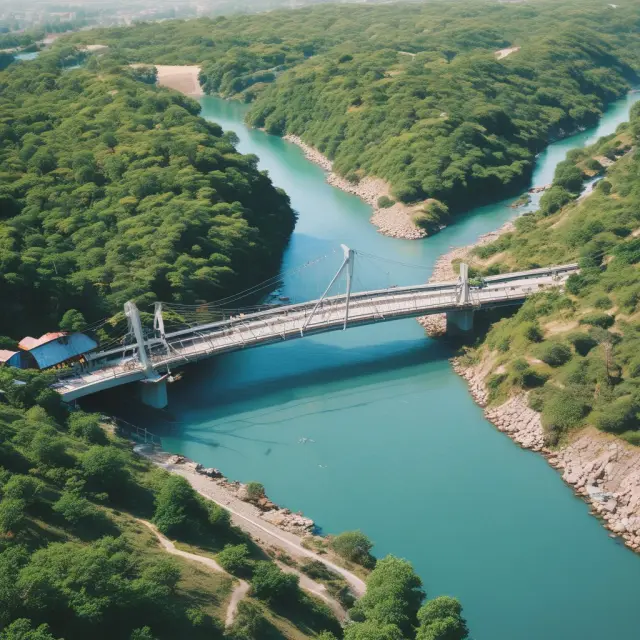 A bridge connecting donors, United Nations, and the United Nations Alliance of Civilizations, with a flowing river representing resources