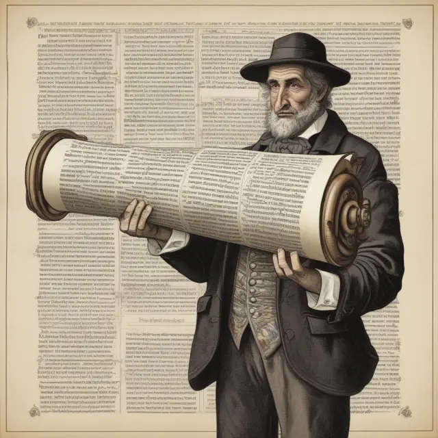 Trustee holding a scroll representing the benefits of voluntary trusts: efficient asset management, tax savings, and clear title transfer