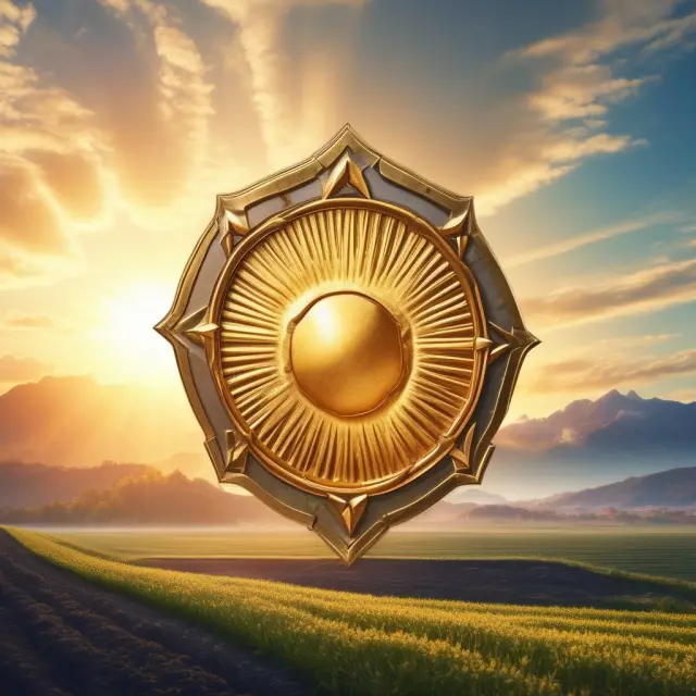 Golden shield protecting domestic industries and labor markets, strengthening the national economy