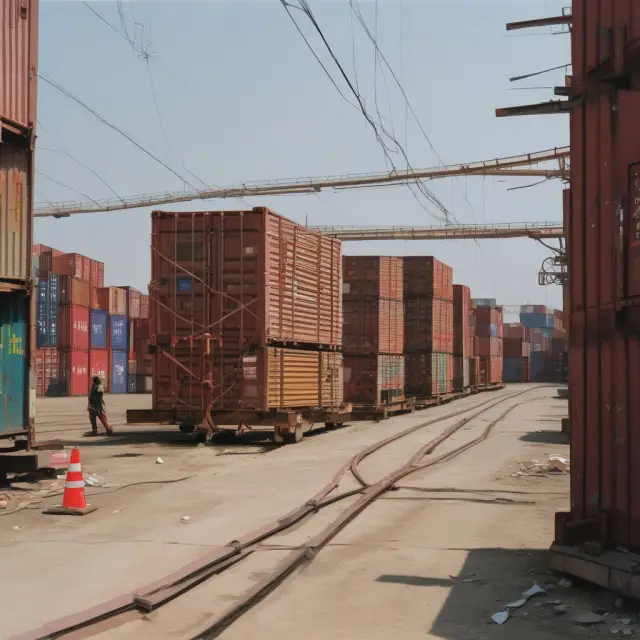 Two companies on a seesaw: one setting up local production in the importing country (bypassing VER), while the other continues exporting and adhering to restrictions