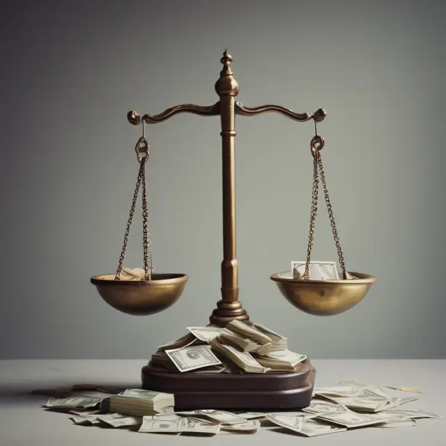 Scale balances tax return and money pile - Tax Compliance