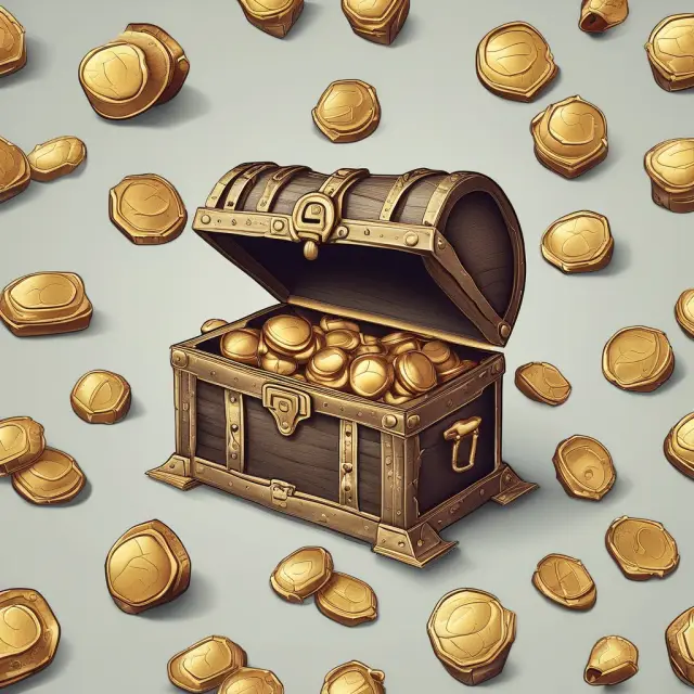 An ancient treasure chest representing VEBA plans filled with gold coins symbolizing employer contributions. A piggy bank representing HRAs showcasing modern tax savings for employers