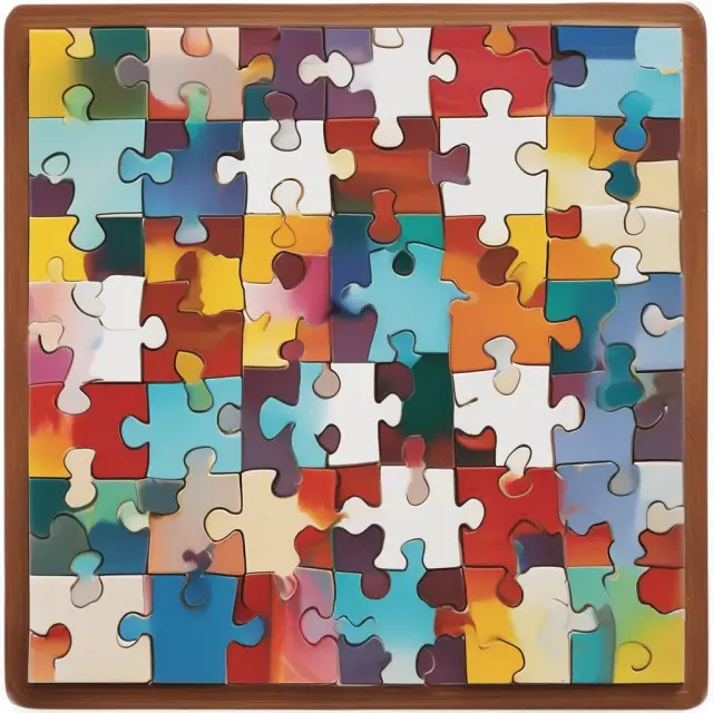 An intricate VEBA jigsaw puzzle depicting United Parcel Service (UPS)