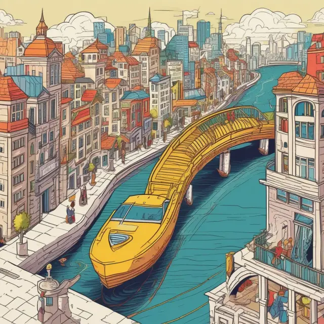 An image of vostro accounts as bridges linking various domestic banks with correspondent banks, facilitating international financial transactions