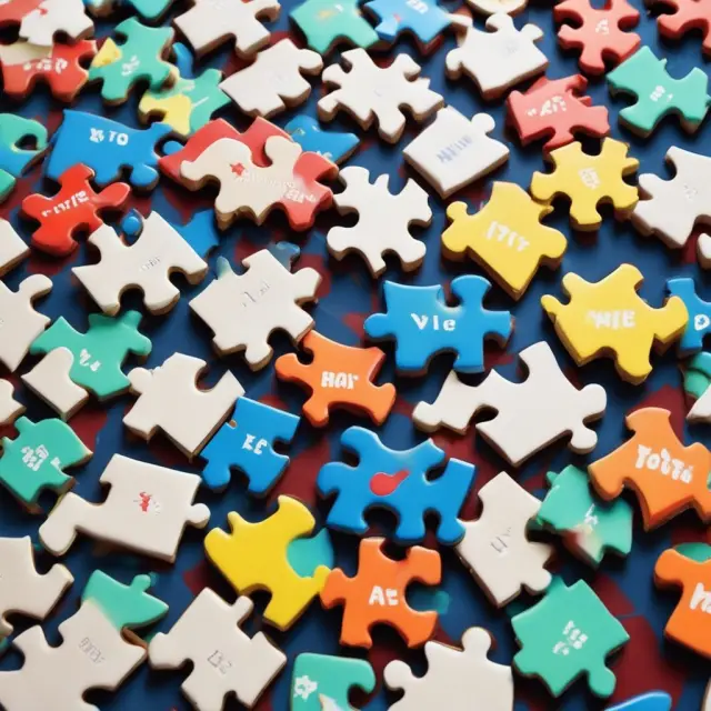 A company symbolically represented by a jigsaw puzzle with shares being split and rearranged, affecting the proportion of voting rights held by investors