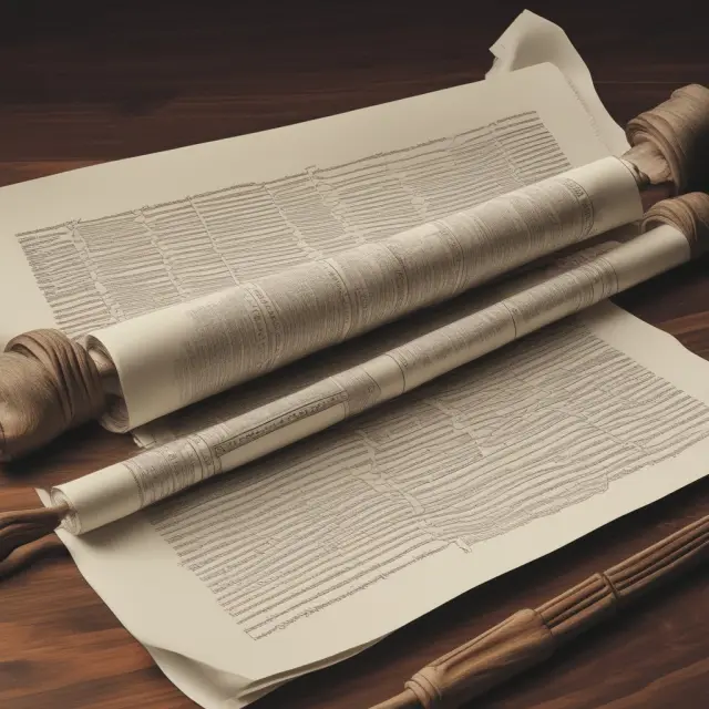 An image of a scroll illustrating a legal agreement for a voting trust between beneficiaries and trustee.