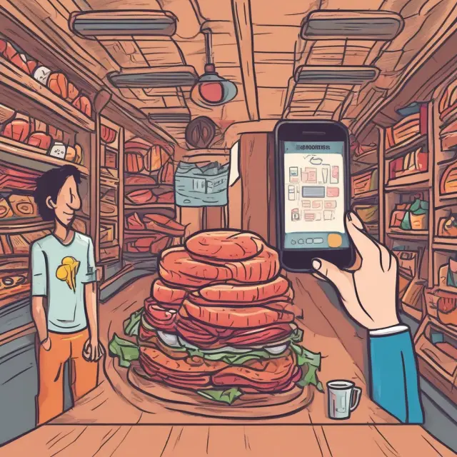 Voucher acts as a link between an invoice and purchase order during a meat ordering process, ensuring accurate documentation and internal control.