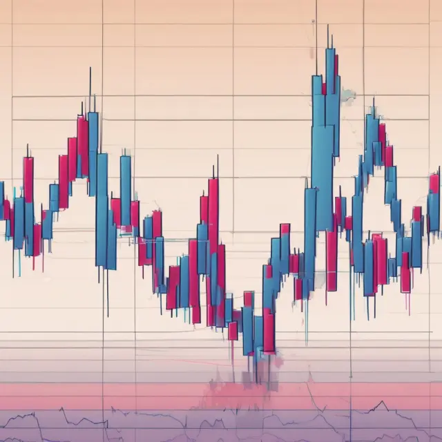 A VWAP line crossing over a security