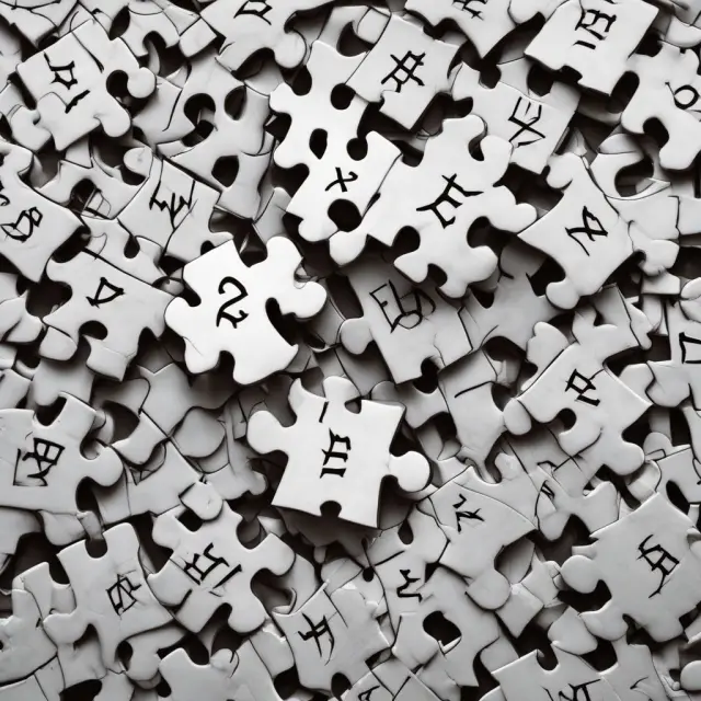 W-2 Puzzle: A Form W-2 as a jigsaw puzzle where each piece reveals wages, withheld federal and state taxes, shaping an individual