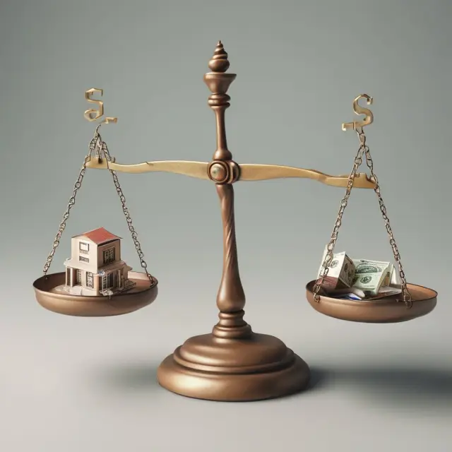 Image: A scale illustrating mortgage pools