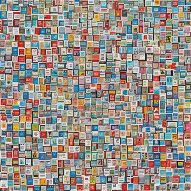An intricate mosaic made from various mortgage-backed securities