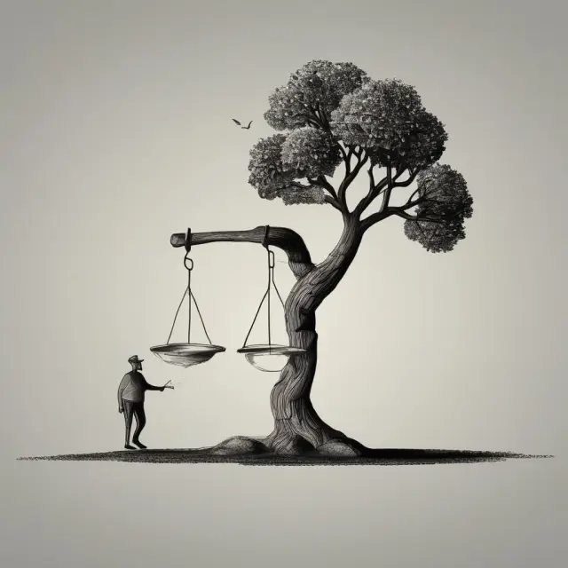 A balanced seesaw depicts Re (8.6%) and Rd (4.91%), representing equity and debt in calculating the WACC of a company