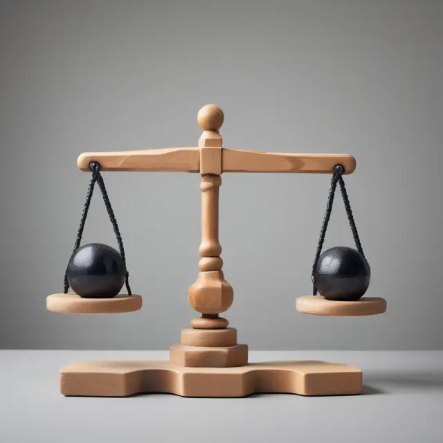 A seesaw balances weights representing different equity components in calculating Weighted Average Cost of Equity (WACE).