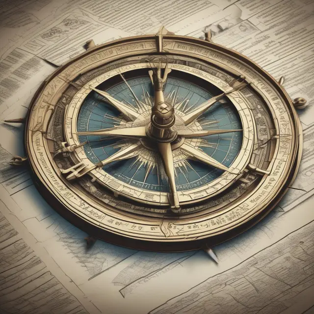 A compass with a bankruptcy sign on it, representing the process of navigating Chapter 13 bankruptcy for debt relief