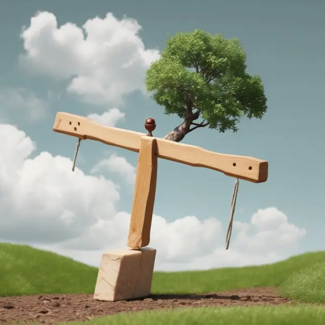 See-saw illustrating benefits and challenges of the Wealth Added Index in evaluating a company