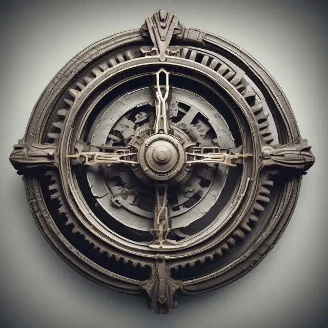 Clock illustrating waiting periods for insurance, metaphorically depicting gears changing and time passing