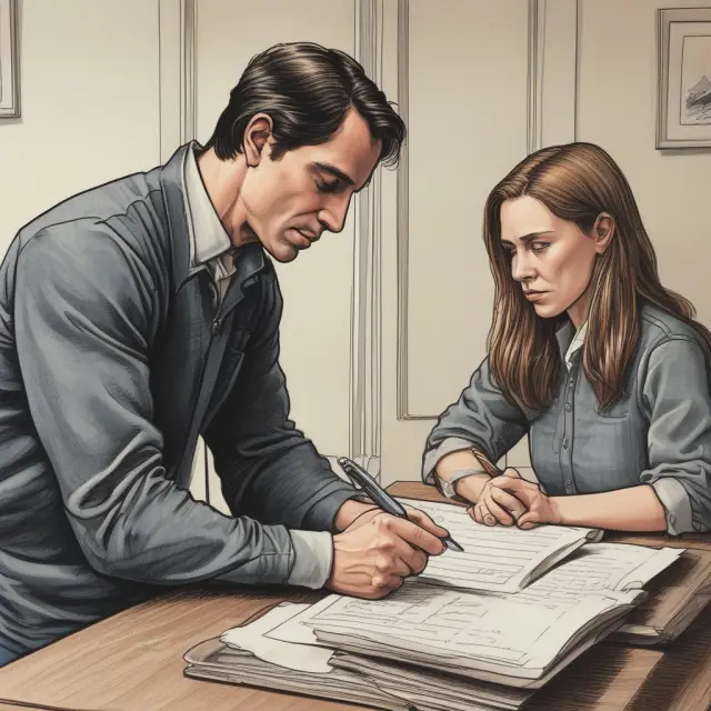 A check travels from John to Sarah through Kevin, representing the concept of waiving demand in finance