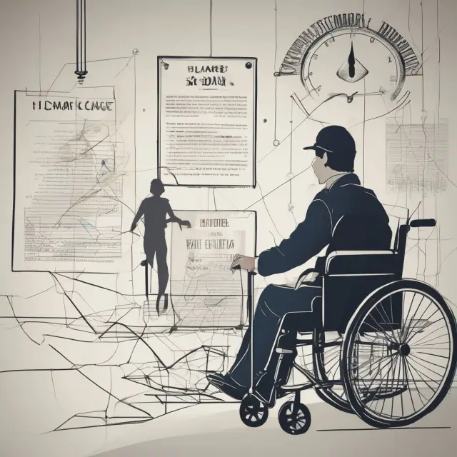 A safety net in the shape of an umbrella, symbolizing disability insurance with waiver of premium protection