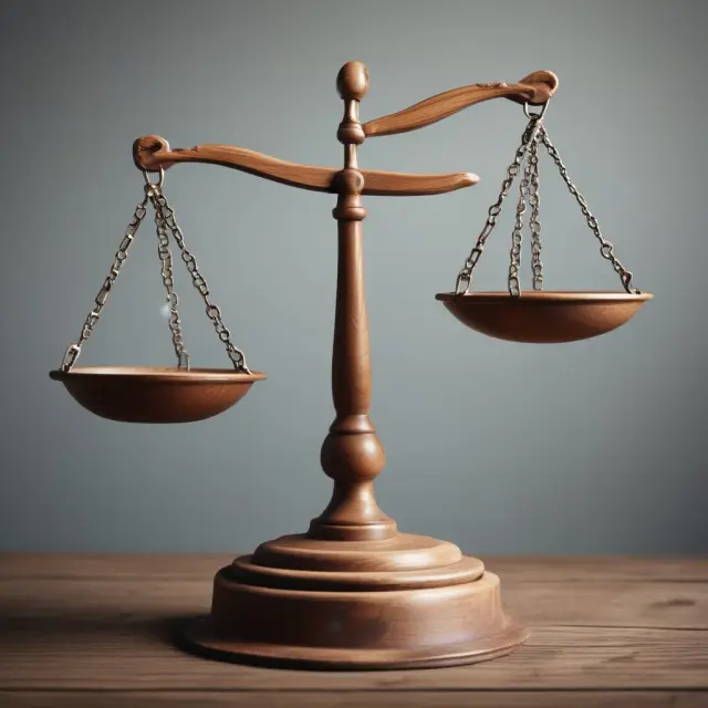 Scale balances waived legal rights with accepted risks