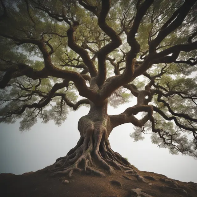 An image of a wilting tree protected by a shield, with new blossoms emerging, symbolizing the financial security of a waiver of premium rider during times of illness or injury