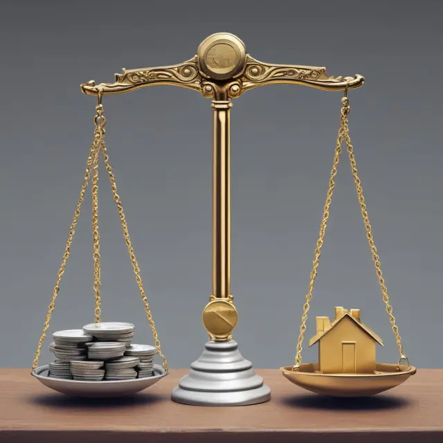 Golden mortgage balance scale with a silver prepayment coin: Weighted Average Loan Age (WALA) vs. Prepayment Risk