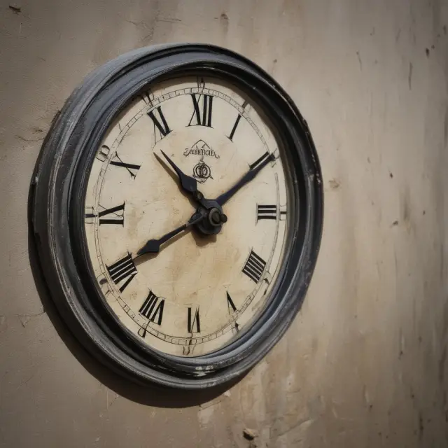 An old clock with each hour hand representing a loan age within an MBS investment landscape