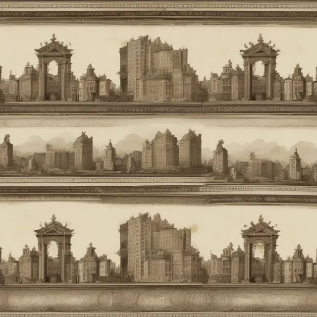 An array of antiquated securities pinned to a gallery wall, turning it into a captivating piece of financial history