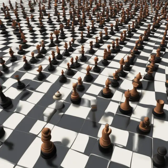 Walmart as a giant chess piece, disrupting the balance of local businesses