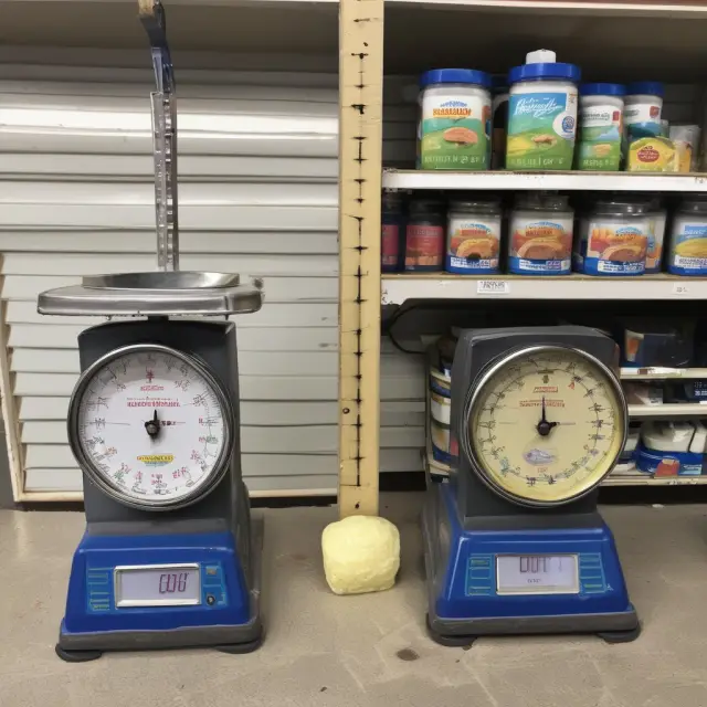 Scales showcasing a local shop versus Walmart