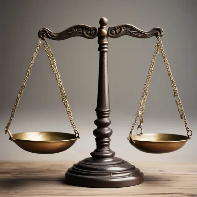 Two interconnected scales representing supply and demand, maintaining equilibrium according to Walras