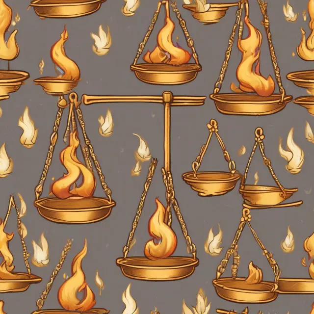 A golden scale represents Walras