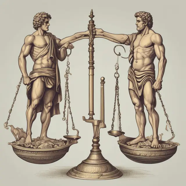 Scale image with giant 
