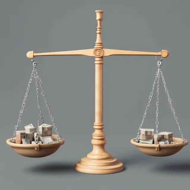 Scale comparing large and small stock weights in weighted average and equal market cap indices