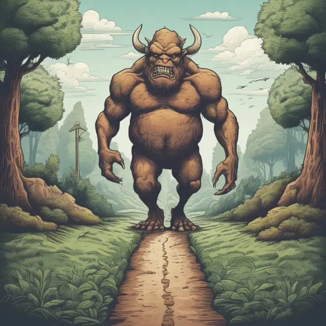 A financial advisor stands at the crossroads, with one path symbolizing duty of care and another fiduciary responsibilities. A lurking monster represents wanton disregard.