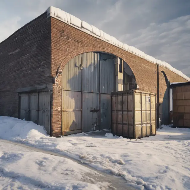 A neglected rooftop leads to freezing temperatures that cause perishable goods to spoil in a temperature-controlled warehouse setting, illustrating warehouse bond liability and negligence.