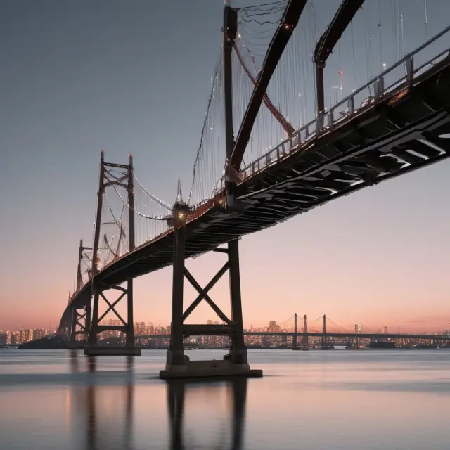 Bridge joining multiple continents with a warehouse lending institution at its center, illustrating the growth of warehouse lending in international markets