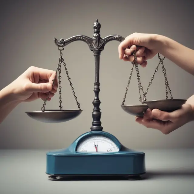 Image of scales representing the balance between a warehouser’s services and their liability protections.
