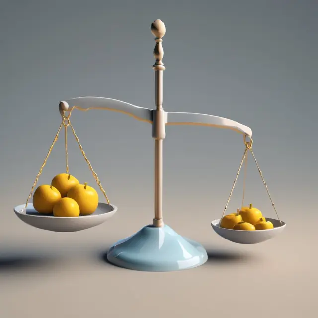 Scale with various rating factors representing CDO assets balanced atop an average rating factor (WARF)