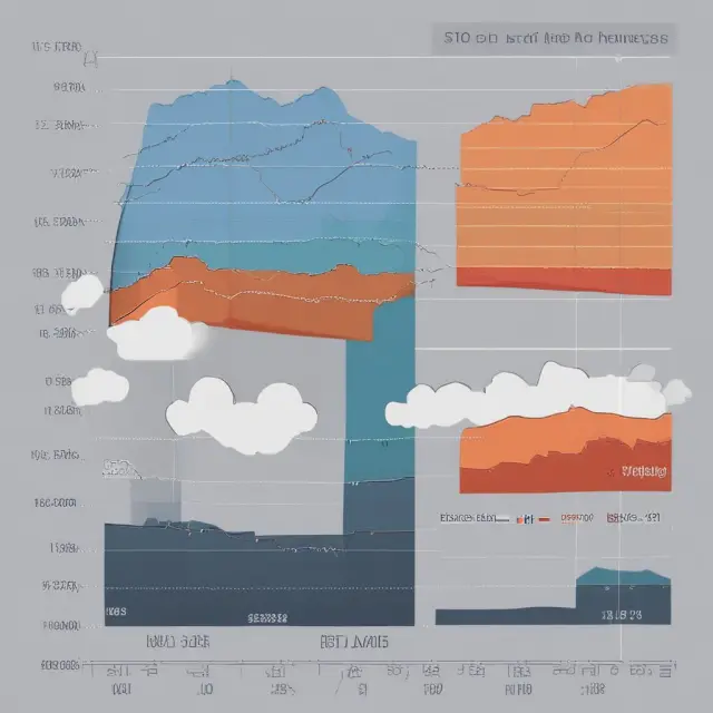 An EPS bar chart with a looming storm of warrants representing potential share dilution