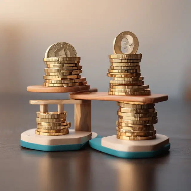Factory crafting warranty tokens, symbolizing granted coverages balanced against excluded claims