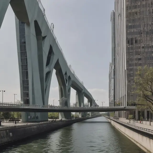 Bridge symbolizing Warsaw Stock Exchange